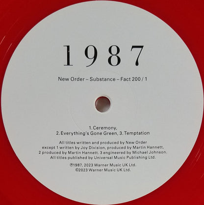 New Order - Substance