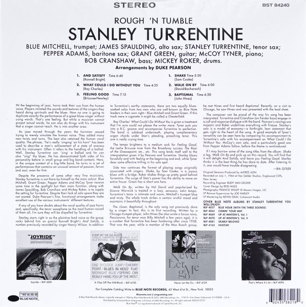 Stanley Turrentine - Rough 'N Tumble