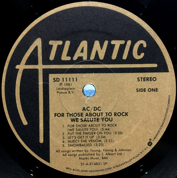 AC/DC - For Those About To Rock (We Salute You)