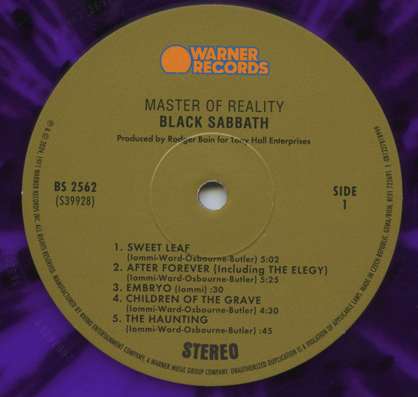 Black Sabbath - Master Of Reality