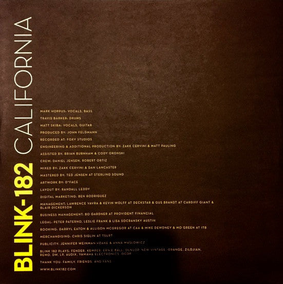 Blink-182 - California