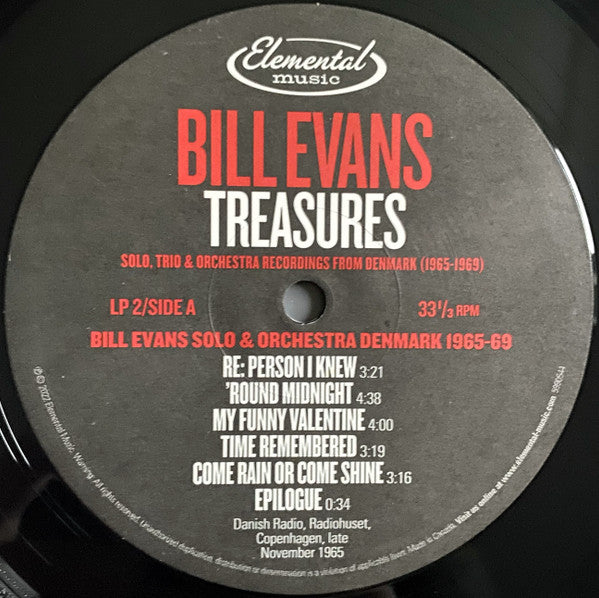 Bill Evans - Treasures (Solo, Trio & Orchestra Recordings From Denmark (1965-1969))