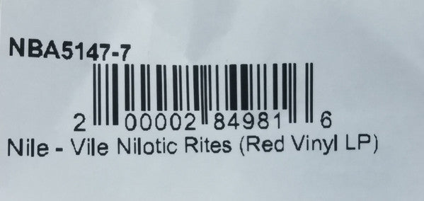 Nile (2) - Vile Nilotic Rites