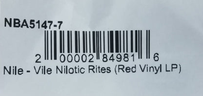 Nile (2) - Vile Nilotic Rites