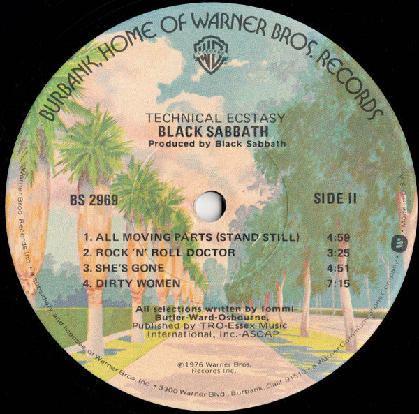 Black Sabbath - Technical Ecstasy