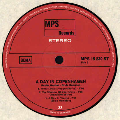 Dexter Gordon / Slide Hampton - A Day In Copenhagen