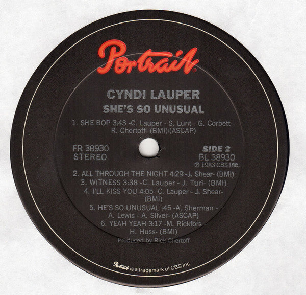 Cyndi Lauper - She's So Unusual