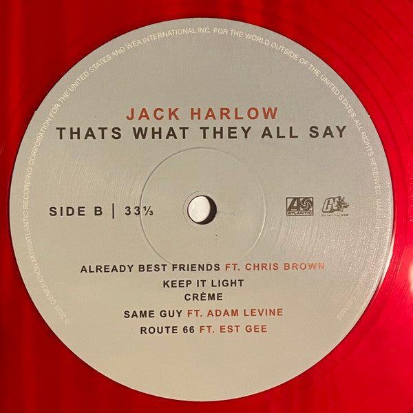 Jack Harlow (2) - Thats What They All Say