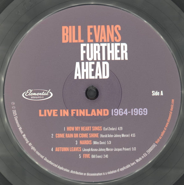 Bill Evans - Further Ahead (Live In Finland 1964-1969)