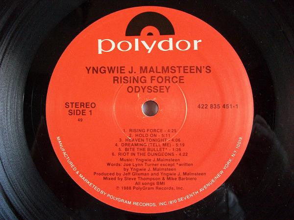 Yngwie J. Malmsteen's Rising Force - Odyssey