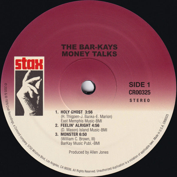 The Bar-Kays - Money Talks