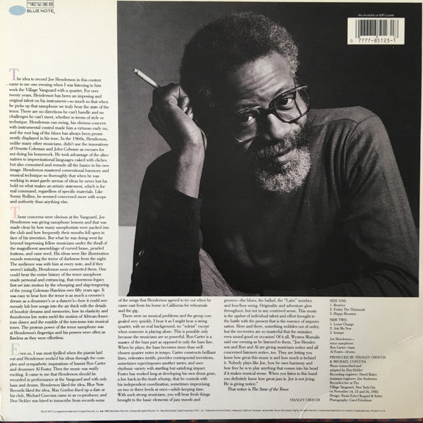 Joe Henderson - The State Of The Tenor • Live At The Village Vanguard • Volume 1