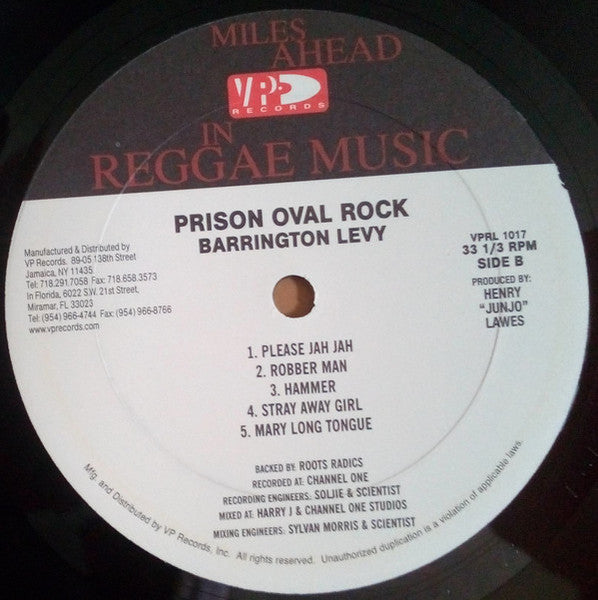 Barrington Levy - Prison Oval Rock