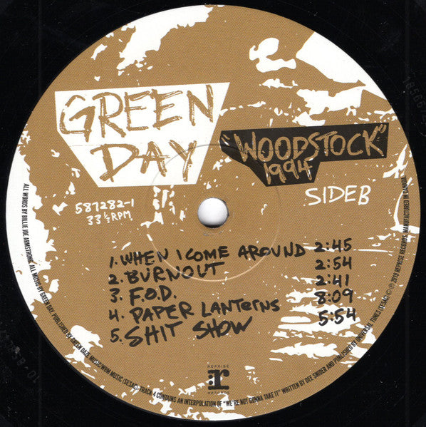 Green Day - Woodstock 1994