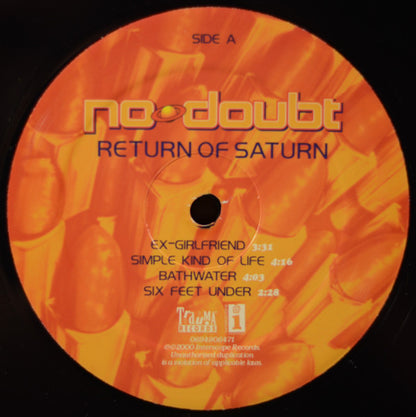 No Doubt - Return Of Saturn