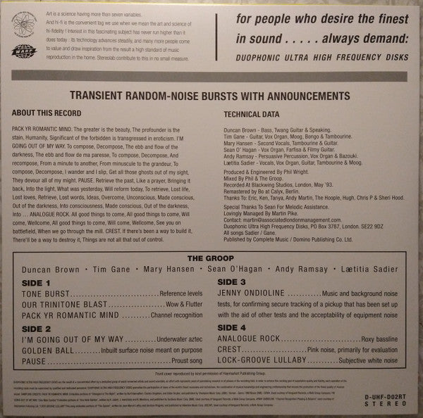 Stereolab - Transient Random-Noise Bursts With Announcements