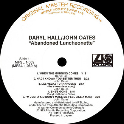 Daryl Hall / John Oates - Abandoned Luncheonette