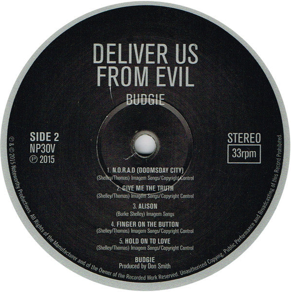 Budgie - Deliver Us From Evil