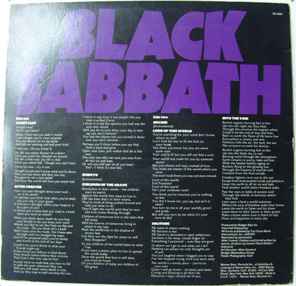 Black Sabbath - Master Of Reality