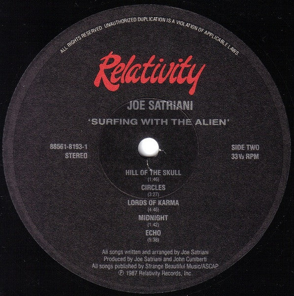 Joe Satriani - Surfing With The Alien