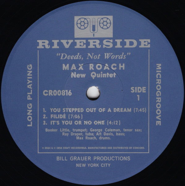 Max Roach - Deeds, Not Words