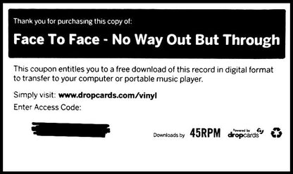 Face To Face - No Way Out But Through