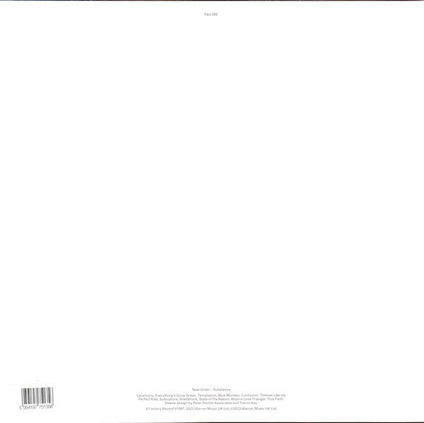 New Order - Substance