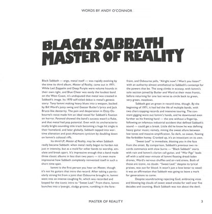 Black Sabbath - Master Of Reality