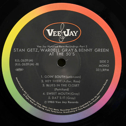 Stan Getz / Wardell Gray / Benny Green - At The 50's