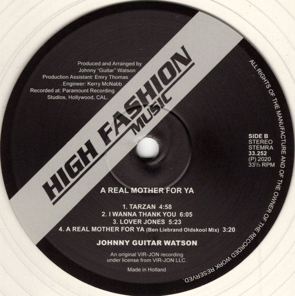 Johnny Guitar Watson - A Real Mother For Ya