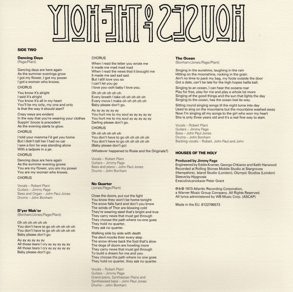 Led Zeppelin - Houses Of The Holy