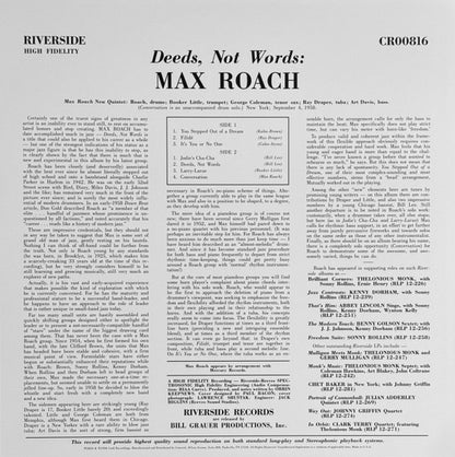 Max Roach - Deeds, Not Words