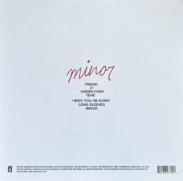 Gracie Abrams - Minor