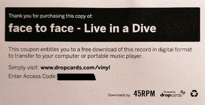 Face To Face - Live In A Dive
