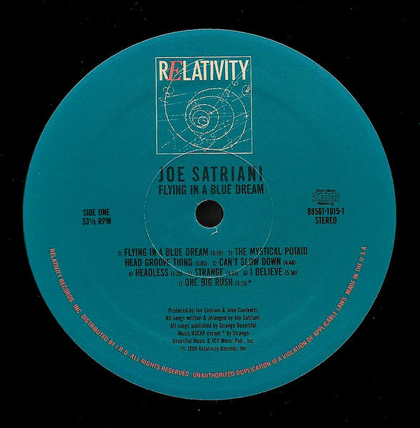 Joe Satriani - Flying In A Blue Dream
