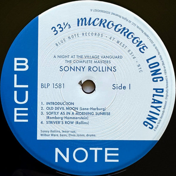 Sonny Rollins - A Night At The Village Vanguard: The Complete Masters