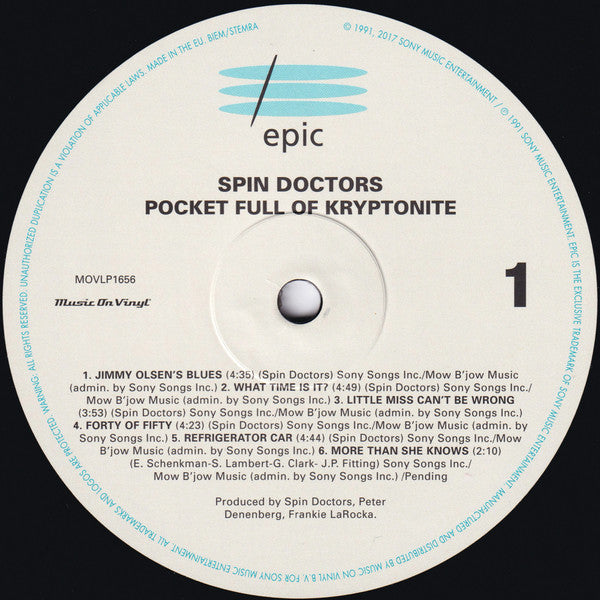 Spin Doctors - Pocket Full Of Kryptonite