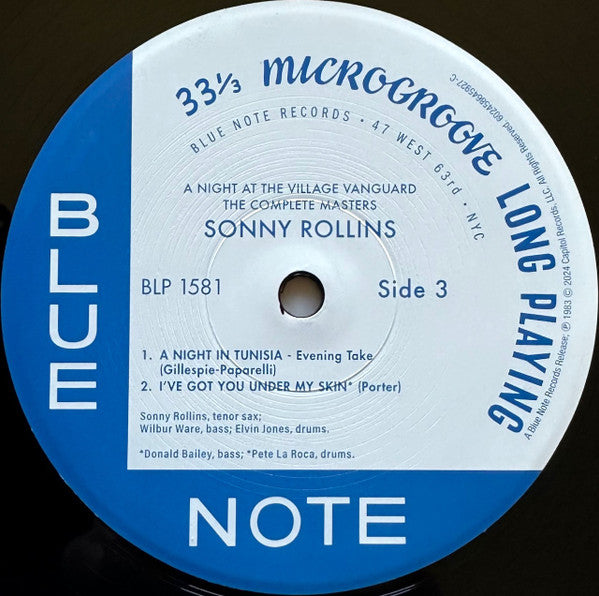 Sonny Rollins - A Night At The Village Vanguard: The Complete Masters