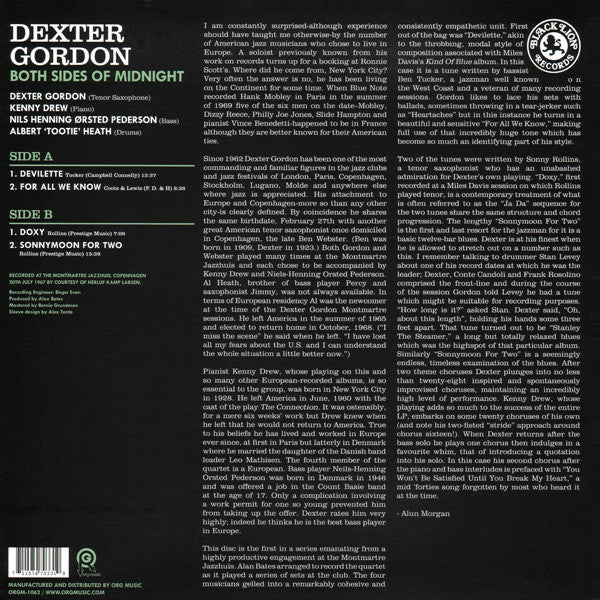 Dexter Gordon - Both Sides Of Midnight