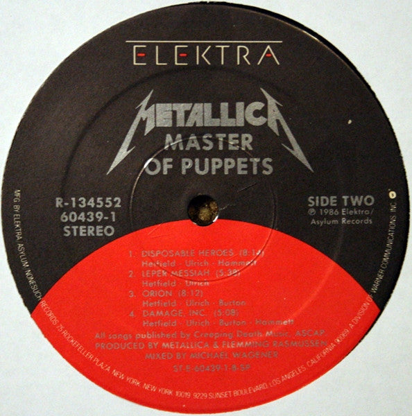 Metallica - Master Of Puppets