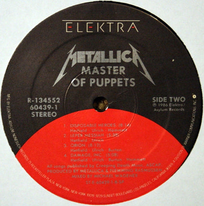 Metallica - Master Of Puppets