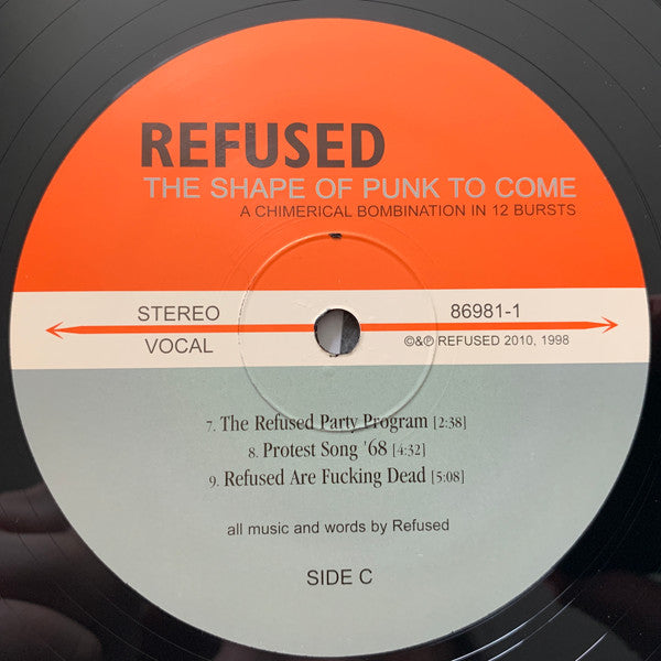 Refused - The Shape Of Punk To Come (A Chimerical Bombination In 12 Bursts)