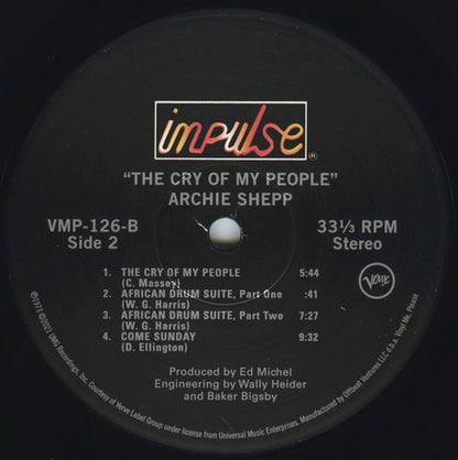 Archie Shepp - The Cry Of My People