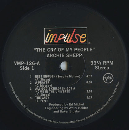 Archie Shepp - The Cry Of My People